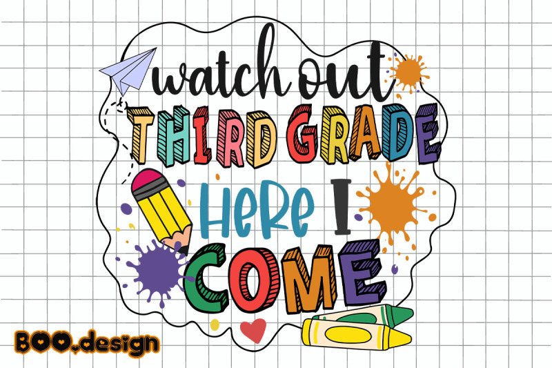 watch-out-third-grade-here-i-come-graphics