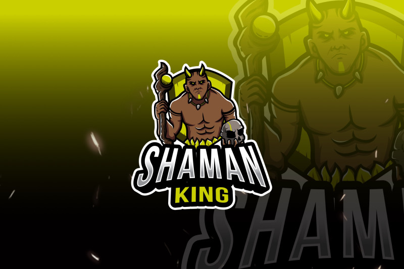 shaman-king-esport-logo-template
