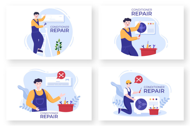 13-air-conditioner-repair-or-installation-illustration