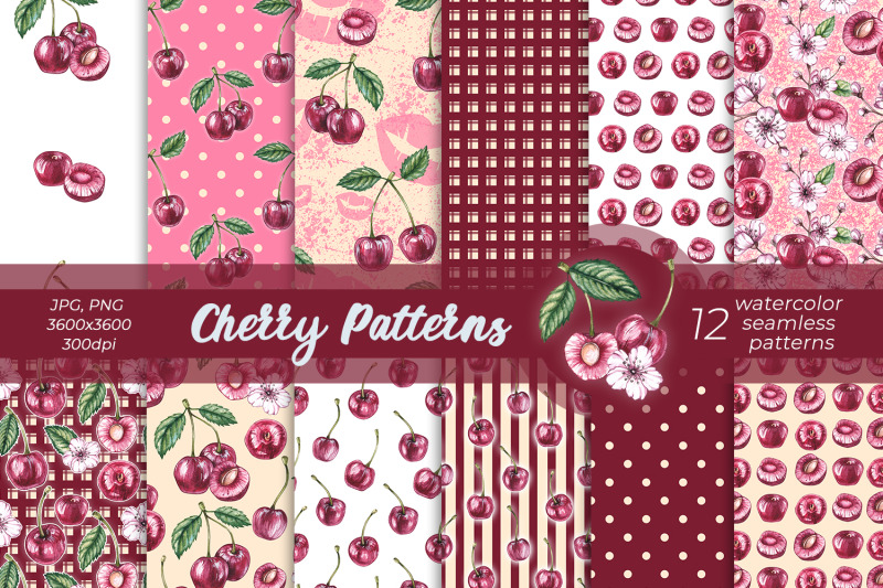 watercolor-cherry-patterns-watercolor-patterns-png-jpg