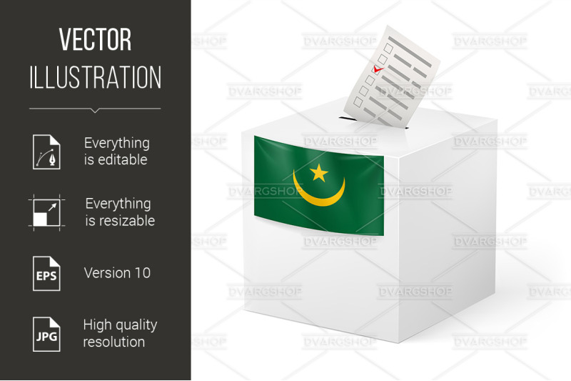 ballot-box-with-voting-paper-mauritania