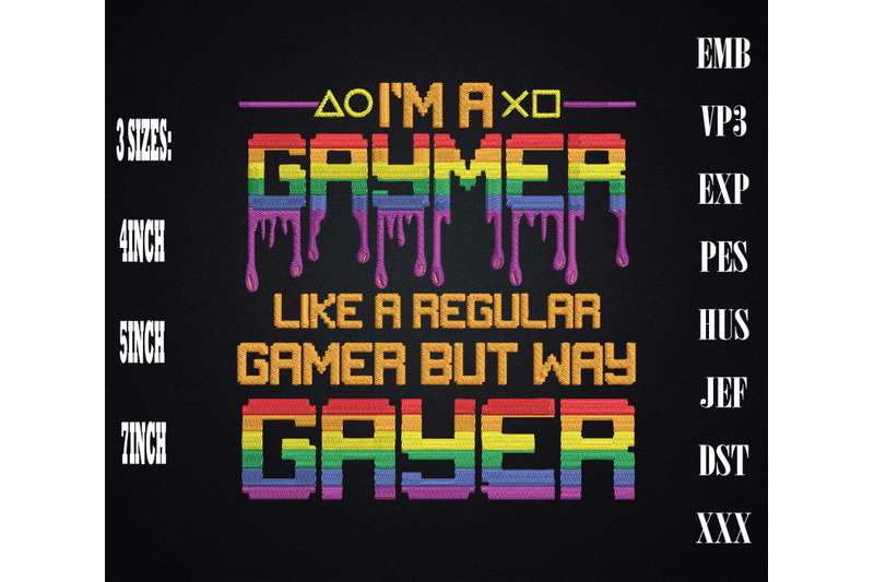 gaymer-like-a-regular-gamer-lgbt-pride-embroidery-lgbtq-rainbow-pride