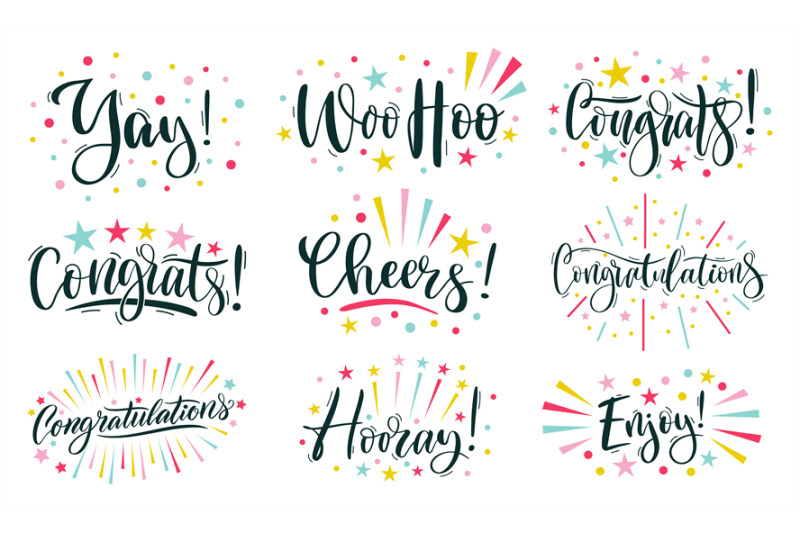 joyful-lettering-congratulations-text-cheers-and-hooray-calligraphic