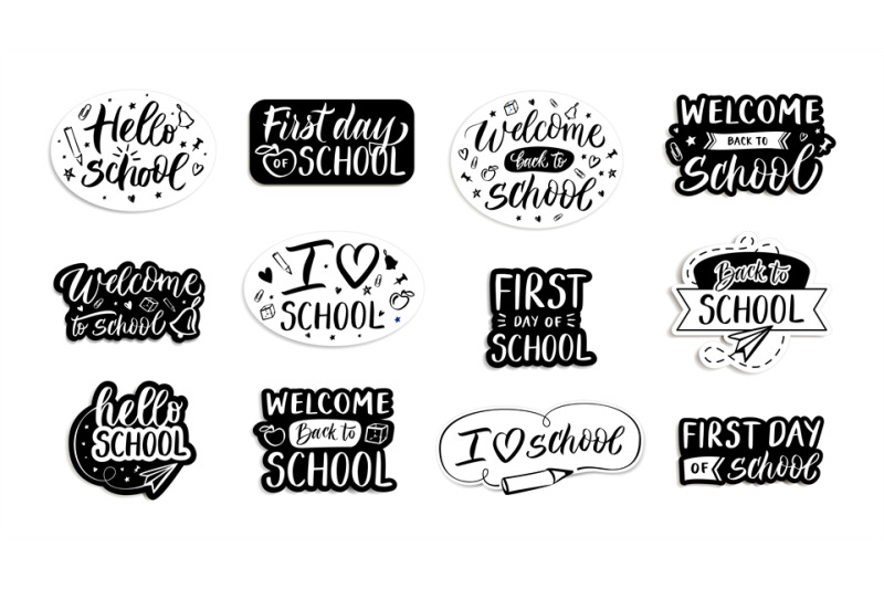 back-to-school-emblems-handwritten-welcome-to-school-first-day-and-i