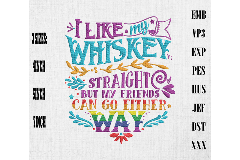 i-like-my-whiskey-straight-friends-lgbtq-embroidery