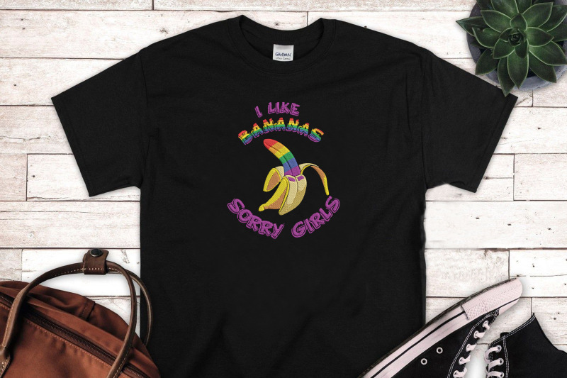 sorry-girl-i-like-bananas-funny-lgbt-embroidery-lgbtq-rainbow-pride