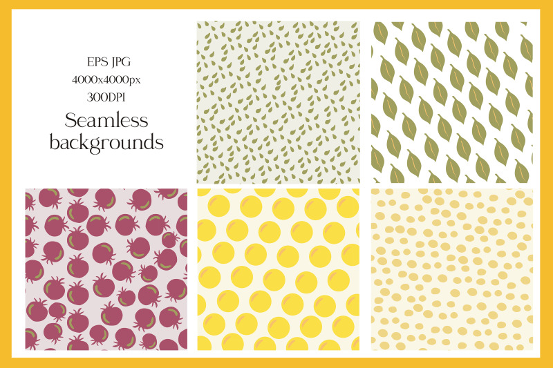 summer-berries-and-leaves-seamless-patterns-papers