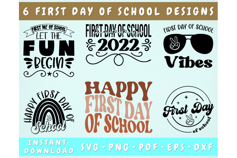 first-day-of-school-svg-bundle-6-designs-happy-first-day-of-school