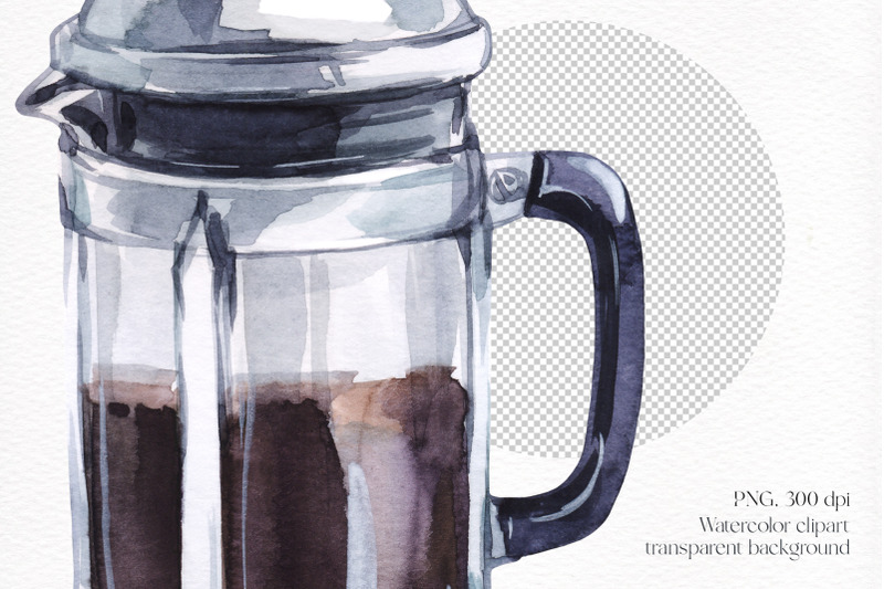 28-coffee-diy-objects-watercolor-drinks-png-clipart-set