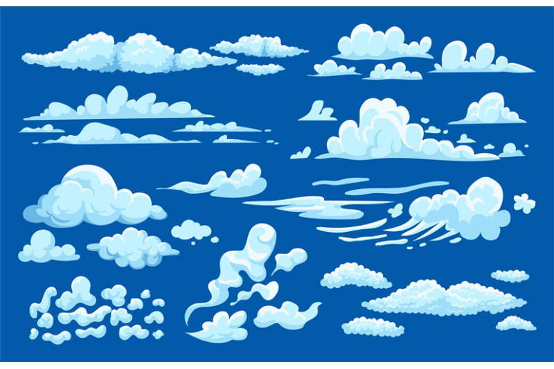 cumulus-clouds-cartoon-game-ui-2d-asset-summer-cloudy-sky-background