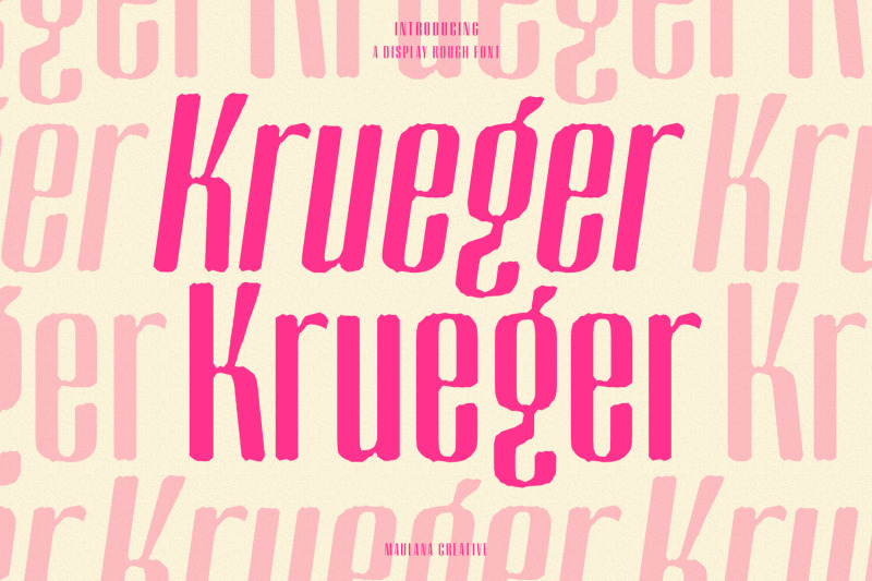 krueger-sans-display-font