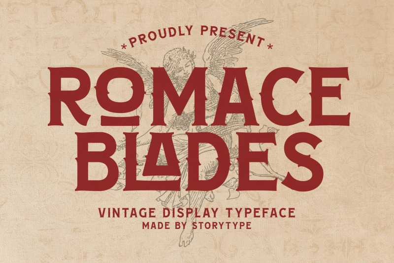 romace-blades-typeface