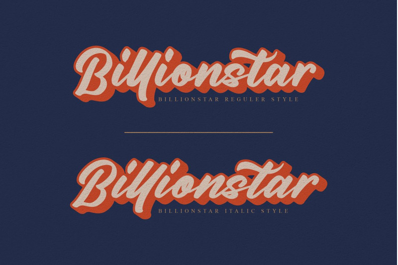 billionstar-stylish-modern-script