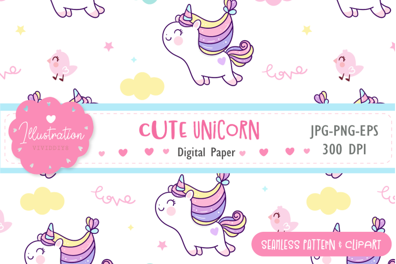 semaless-pattern-unicorn-kawaii-clipart-fairytale-cartoon