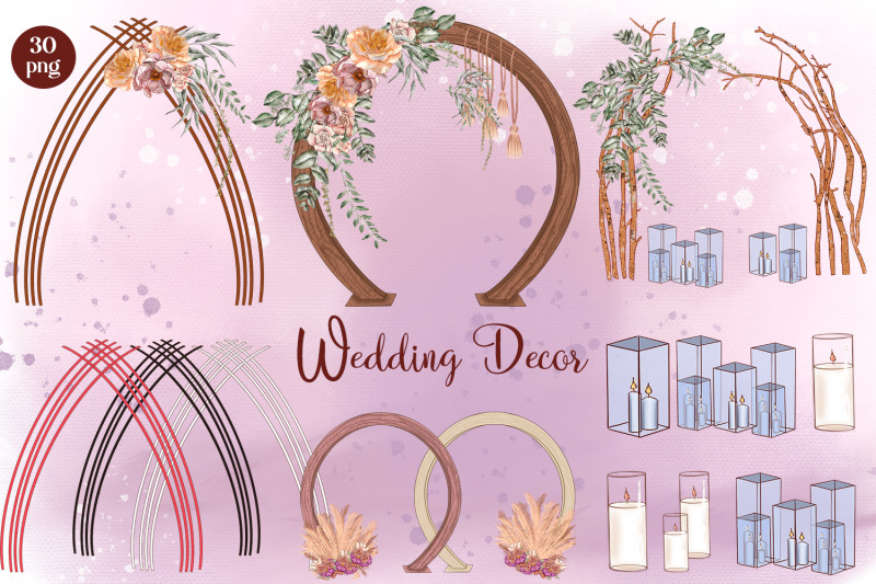 wedding-decor-arch-with-flowers-clipart