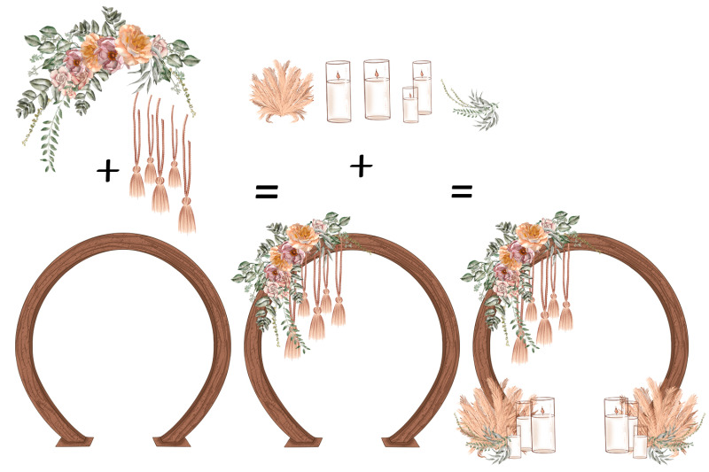 wedding-decor-arch-with-flowers-clipart