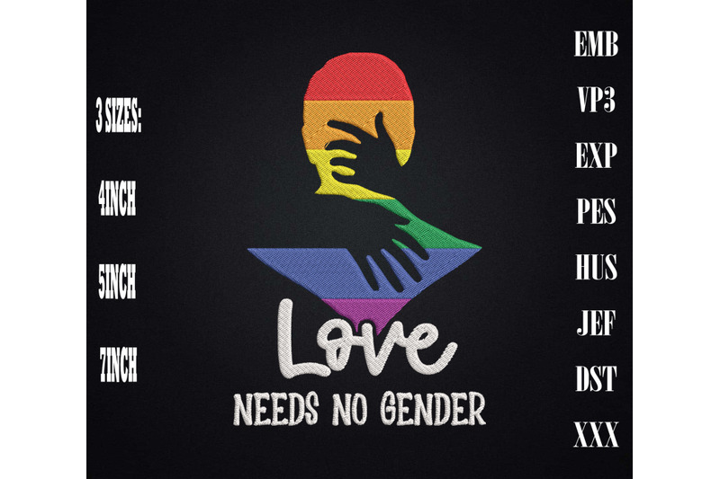 love-needs-no-gender-lgbt-gay-pride-embroidery-lgbtq-rainbow-pride