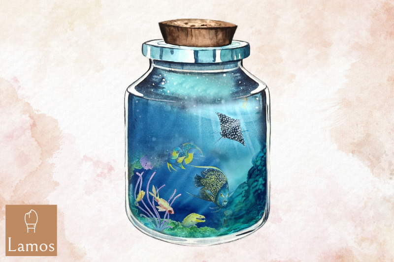 jar-of-sea-animal-world-in-jar