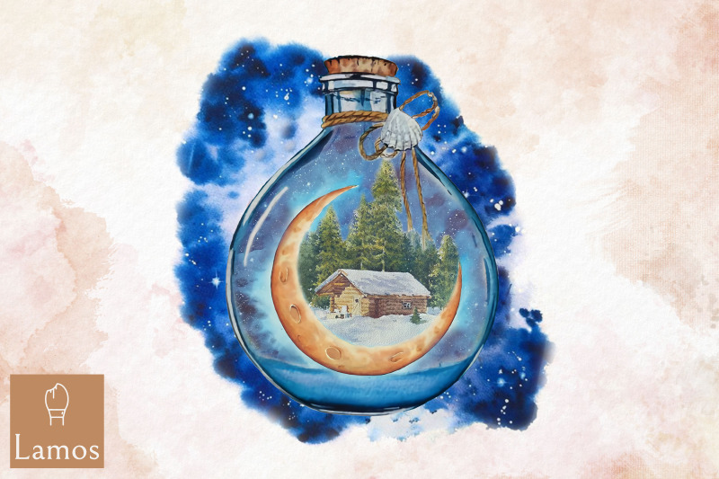 jar-of-winter-snow-house-world-in-jar