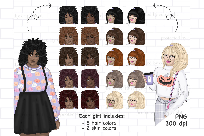 spooky-girls-clipart