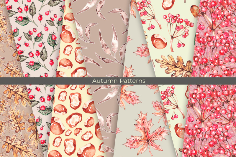 watercolor-autumn-patterns-watercolor-patterns-png-jpg