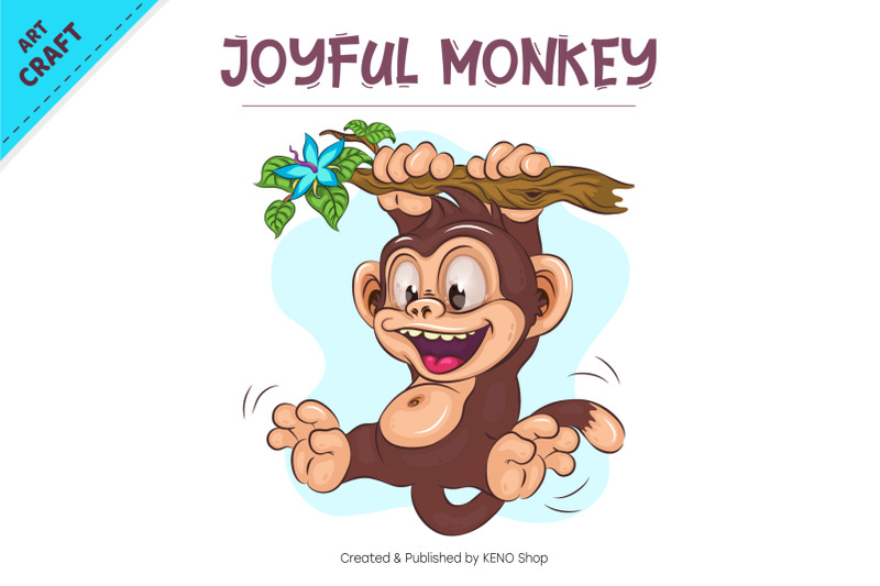 joyful-cartoon-monkey-crafting-sublimation