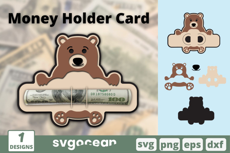 bear-money-holder-card-svg