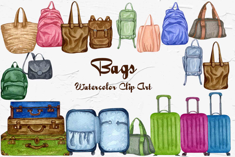 bags-watercolor-clipart