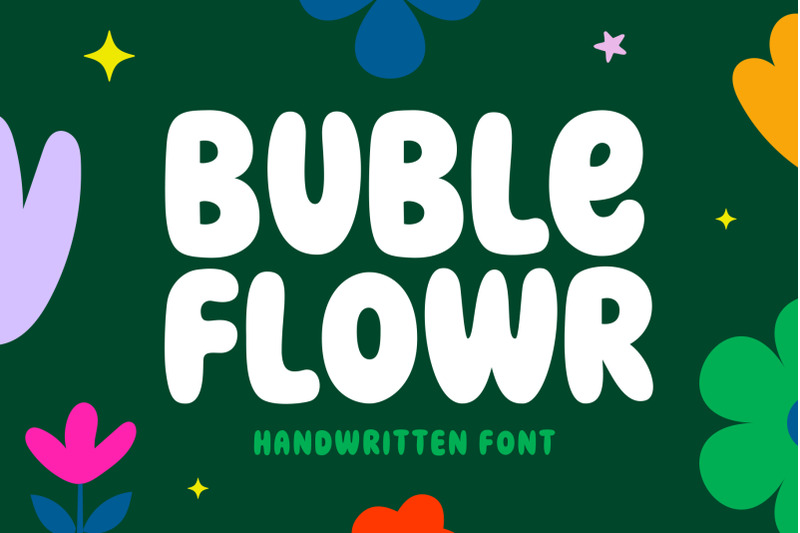 buble-flowr-retro-groovy-font