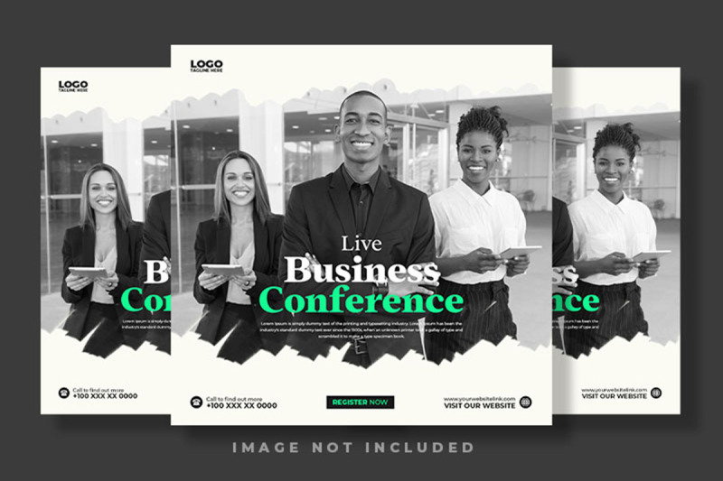 live-business-conference-trendy-social-media-post