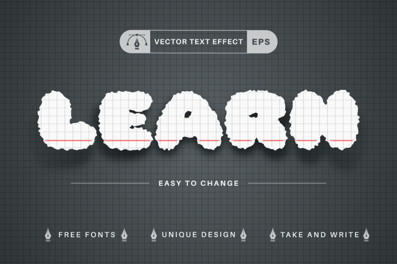 set-10-school-editable-text-effects-font-styles