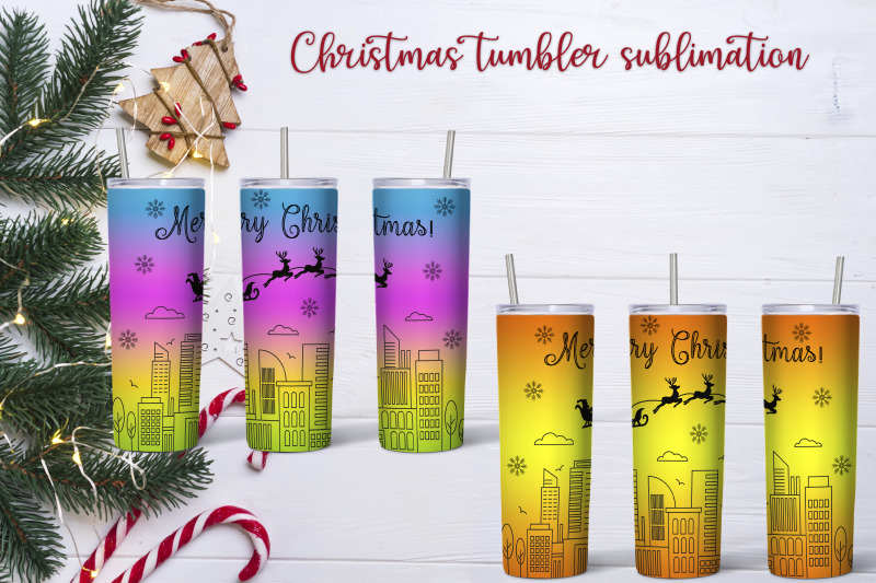 christmas-tumbler-sublimation-santa-claus-png