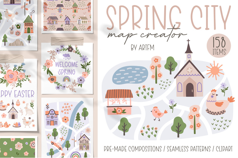 spring-easter-map-creator