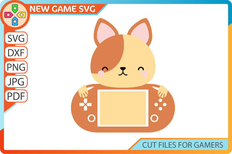 gamer-dog-svg-kawaii-animal-clipart-cute-puppy-face-cut-file