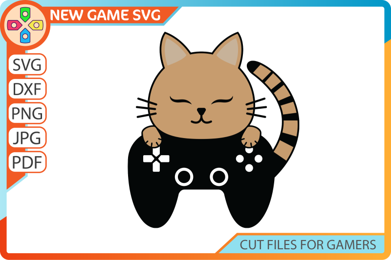 gamer-cat-svg-kawaii-cat-clipart-cute-kitten-face-cut-file