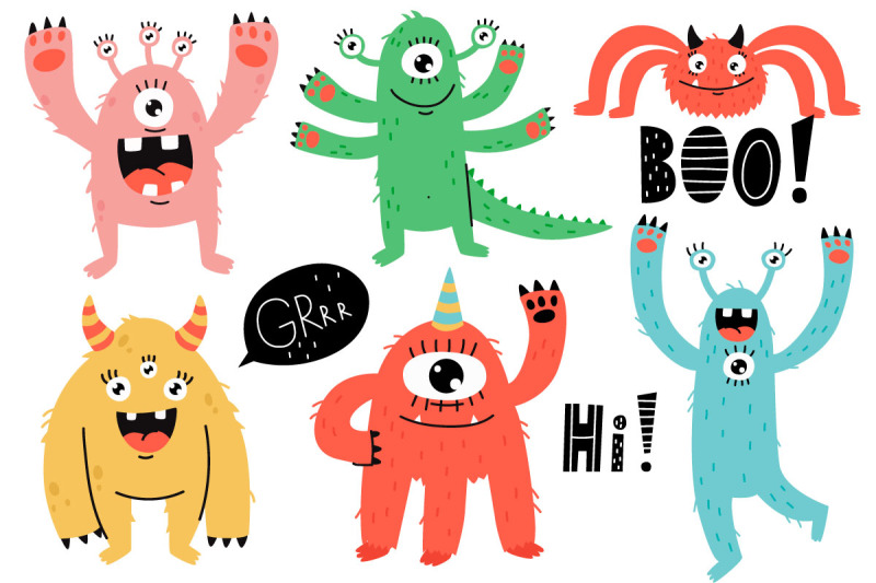 cute-monsters-clipart