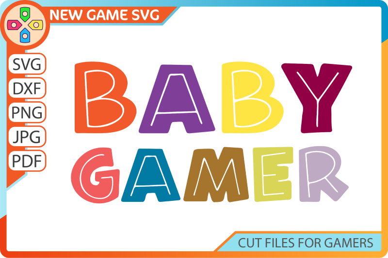baby-gamer-svg-fun-colorful-text-for-baby-t-shirt-design-png