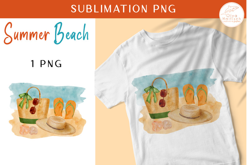 watercolor-beach-fashion-png-summer-sublimation-clipart