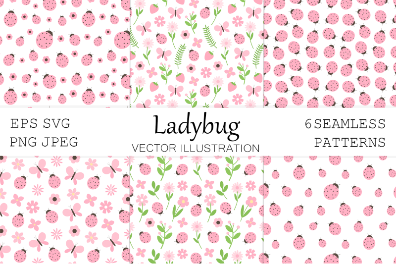 ladybug-seamless-pattern-ladybug-background-ladybug-svg