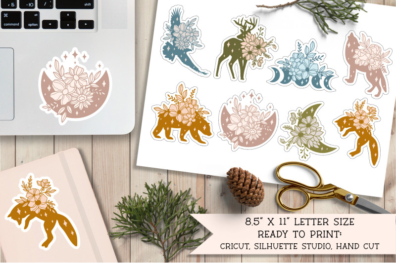 animals-and-moons-stickers-8-mystical-printable-stickers