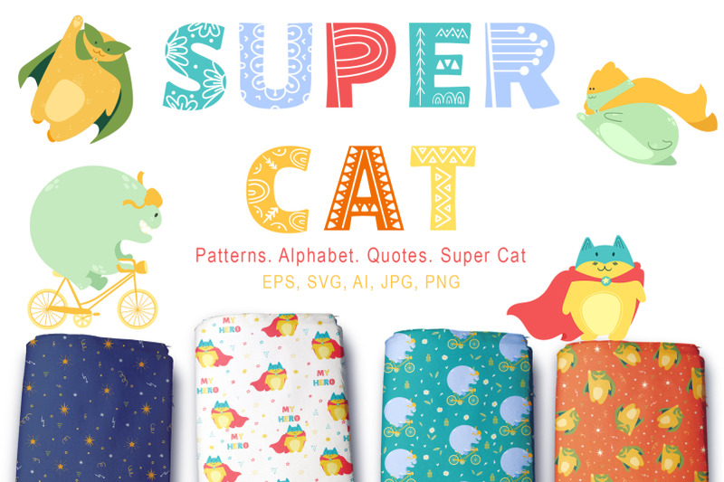 super-cat-graphic-collection