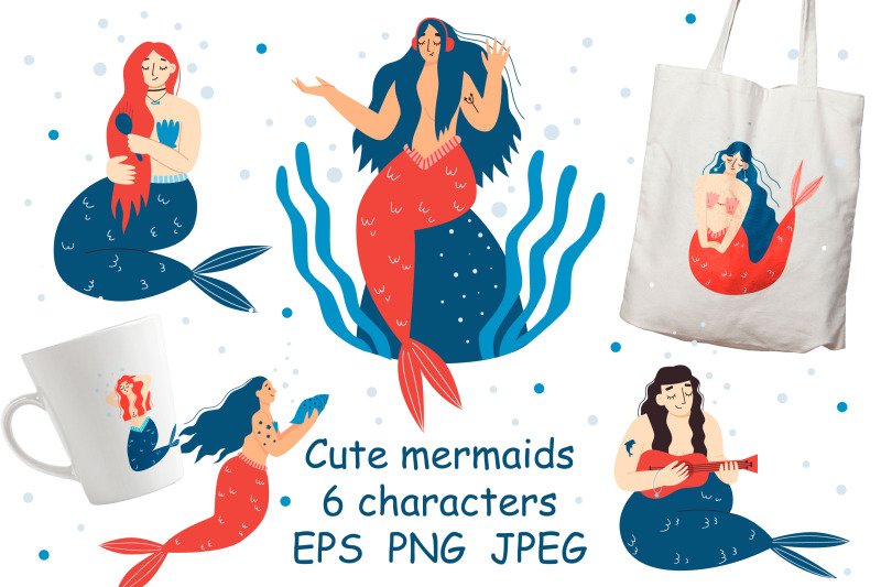cute-mermaids-clipart