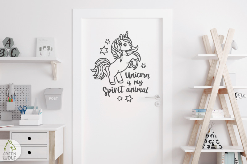 unicorn-is-my-spirit-animal-svg-file-for-cricut-cute-t-shirt-design