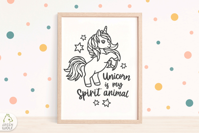 unicorn-is-my-spirit-animal-svg-file-for-cricut-cute-t-shirt-design