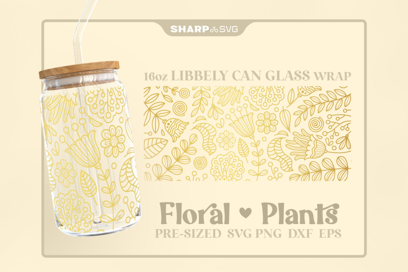 floral-plants-svg-can-glass-wrap-svg-16oz-libbey-beer