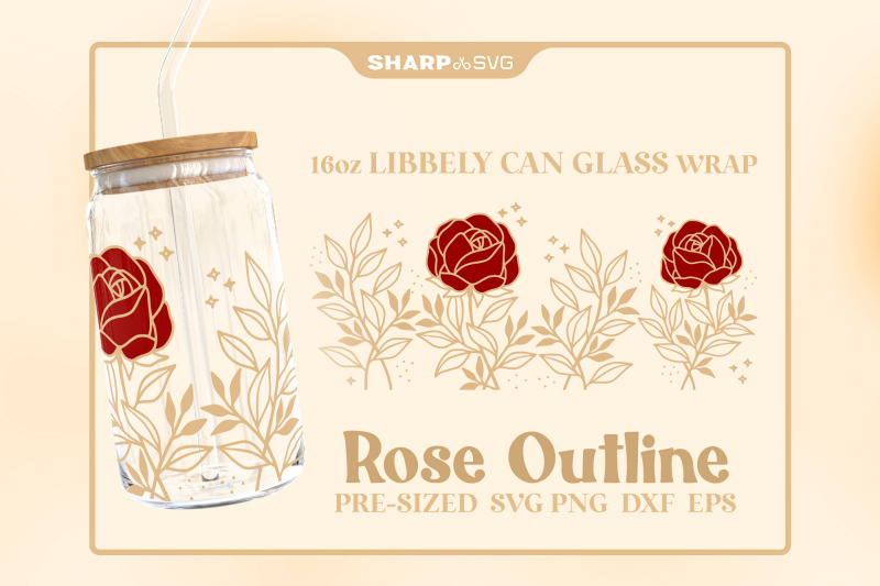 rose-gold-outline-svg-can-glass-wrap-svg-16oz-libbey-beer