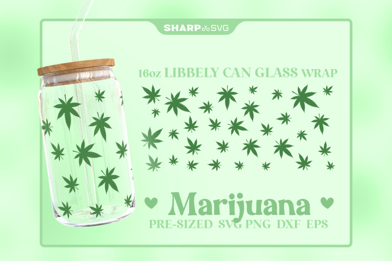 marijuana-pattern-svg-can-glass-wrap-svg-16oz-libbey-beer