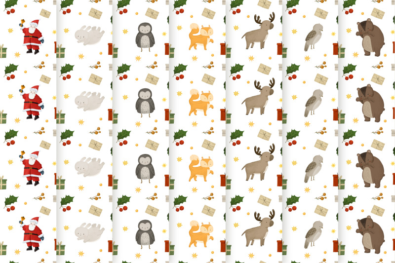 forest-animals-christmas-seamless-pattern-digital-paper