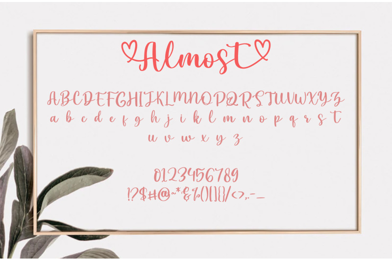 almost-a-cute-handwritten-font