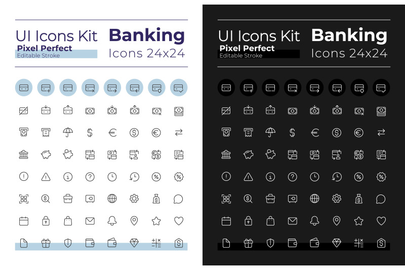 banking-glyph-ui-icons-set-for-dark-light-mode